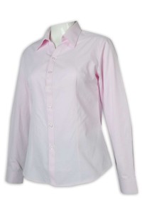 R302 訂做恤衫 粉紅恤衫 女裝 職業 工作服 恤衫製造商